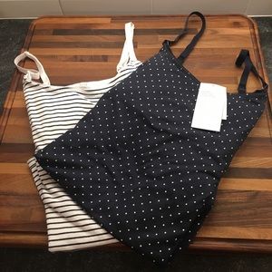 H&M Maternity / Mama Nursing Tanks 2-pack - NEW